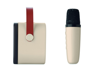 Logotrade firmakingi foto: Karaokekomplekt kõlari ja mikrofoniga